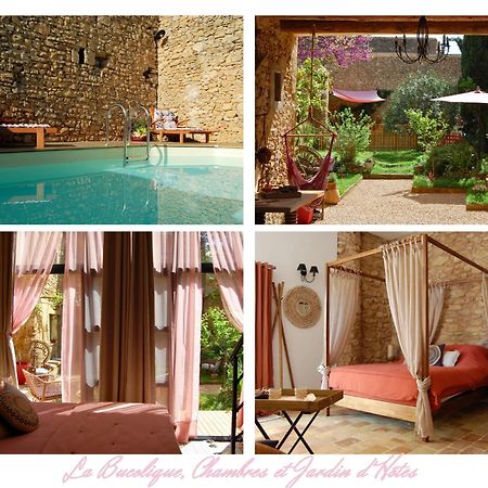 La Bucolique, Chambres Et Jardin D'Hotes Sabran Kültér fotó